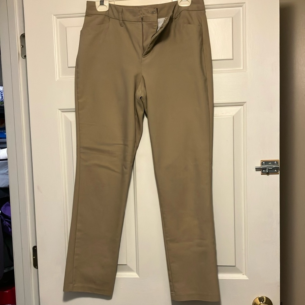 Gloria Vanderbilt Tan Trousers
